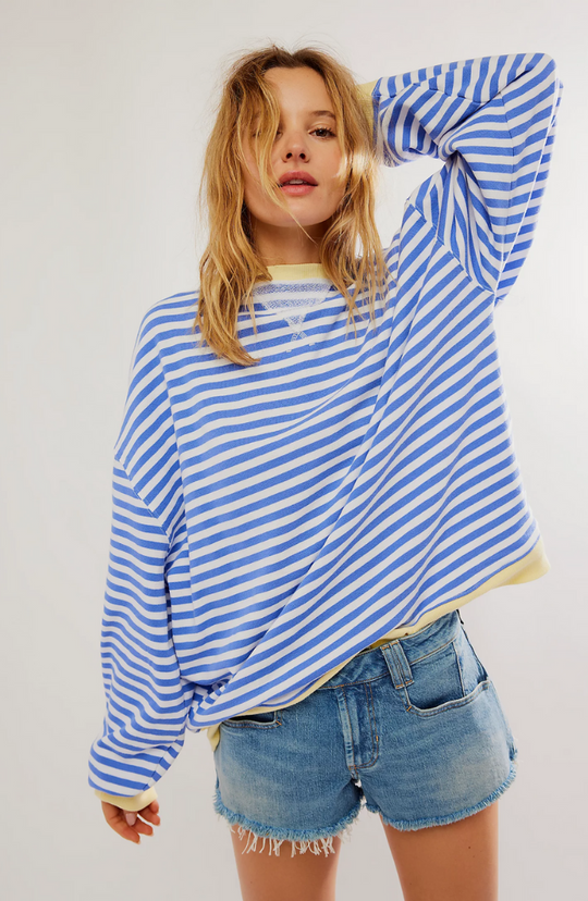 Allison™ | Casual Oversized Striped Knit Sweater