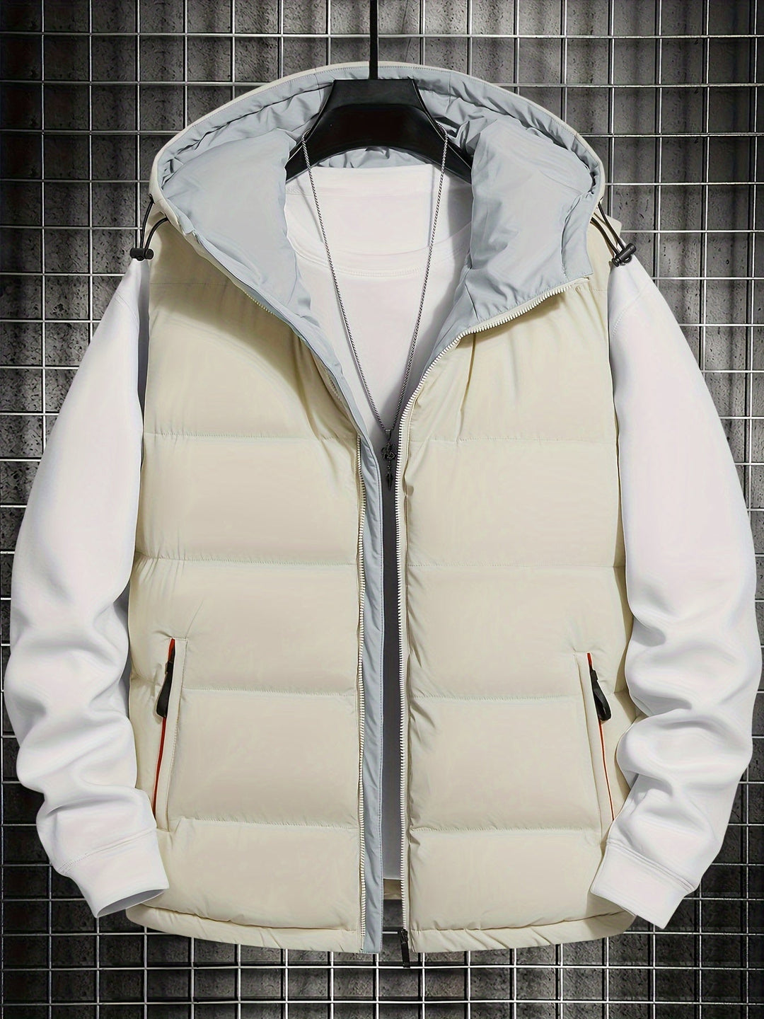 Levi | Hooded Pocket Down Vest Jacket