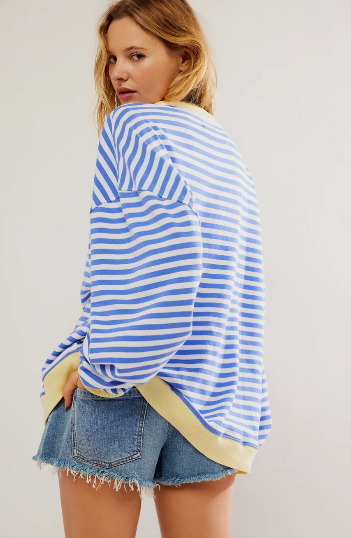 Allison™ | Casual Oversized Striped Knit Sweater