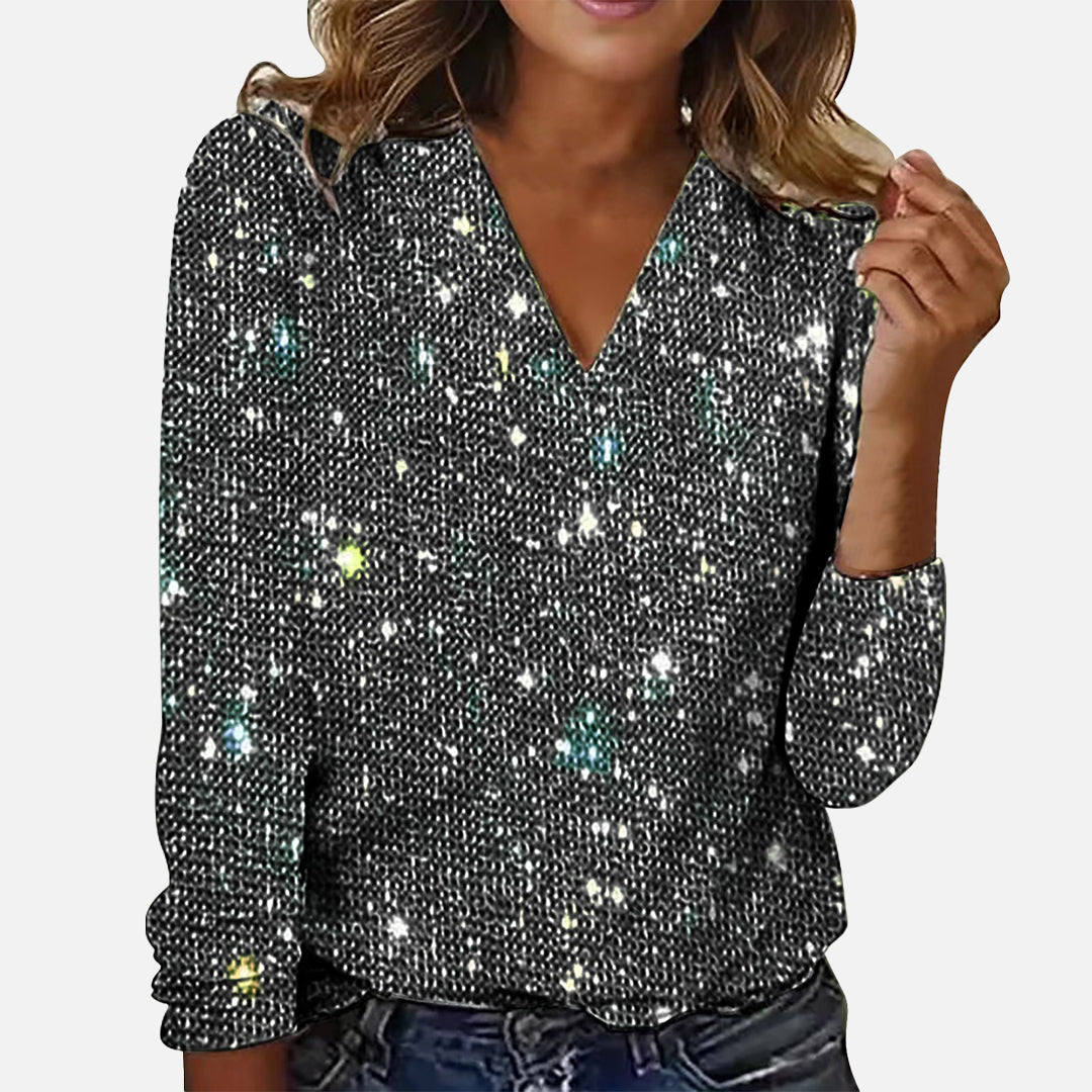 Briella | Sparkling Diamond Blouse