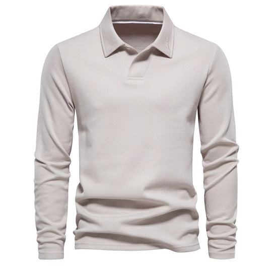 Zakari | Long-Sleeve Polo Shirt