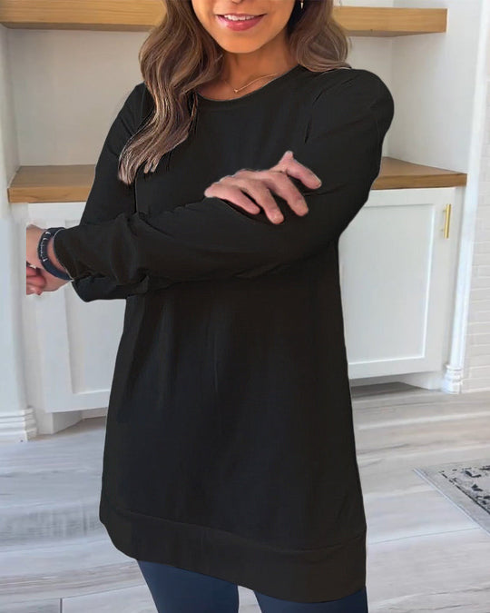 Skylar™ | Classic Long Sleeve Tunic Top