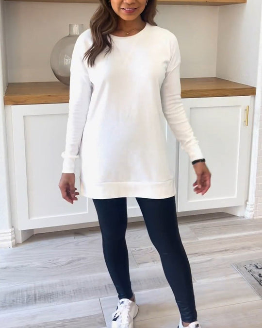 Skylar™ | Classic Long Sleeve Tunic Top