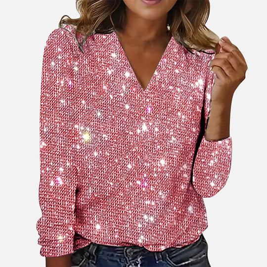 Briella | Sparkling Diamond Blouse