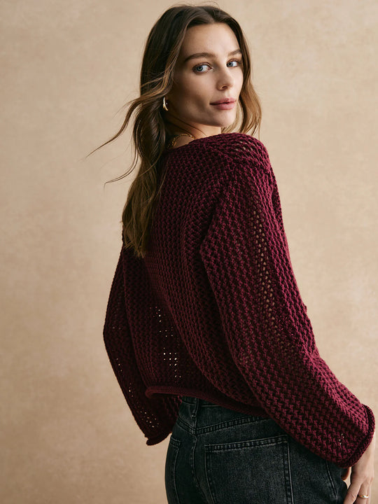 Claire | O-Neck Long Sleeve Sweater