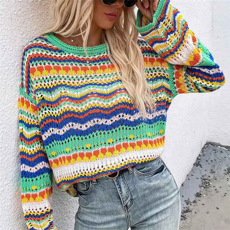 Vivianne | Boho Knit Sweater