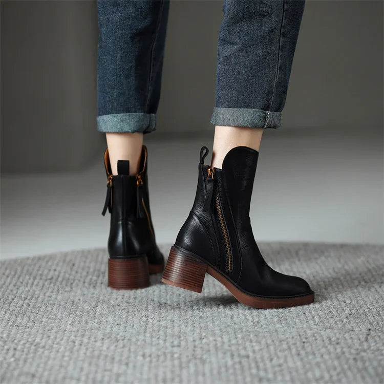 Mia | Chic Leather Boots