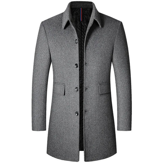 Paulo | Elegant Wool Overcoat