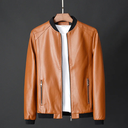 Cassian | Premium Leather Bomber Jacket