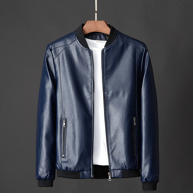 Cassian | Premium Leather Bomber Jacket