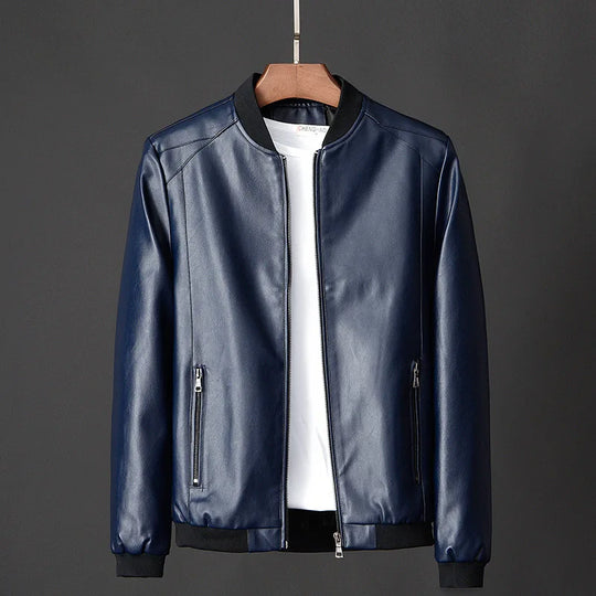 Cassian | Premium Leather Bomber Jacket