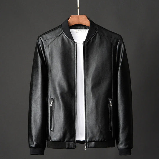 Cassian | Premium Leather Bomber Jacket