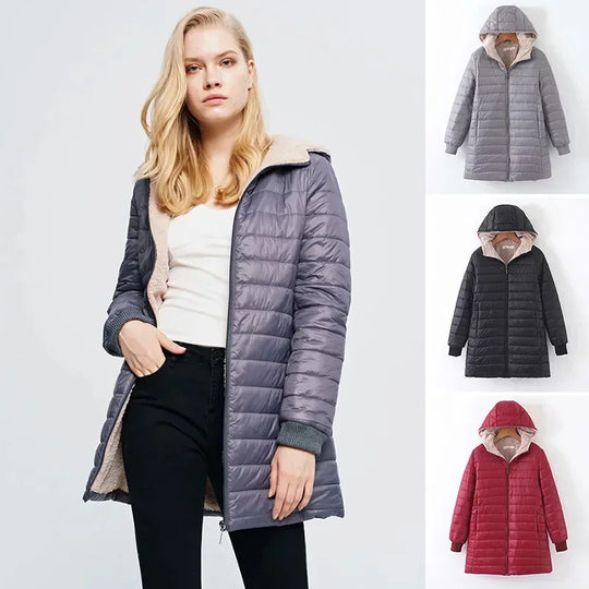 Maeve | Winter Fleece Hooded Jacket