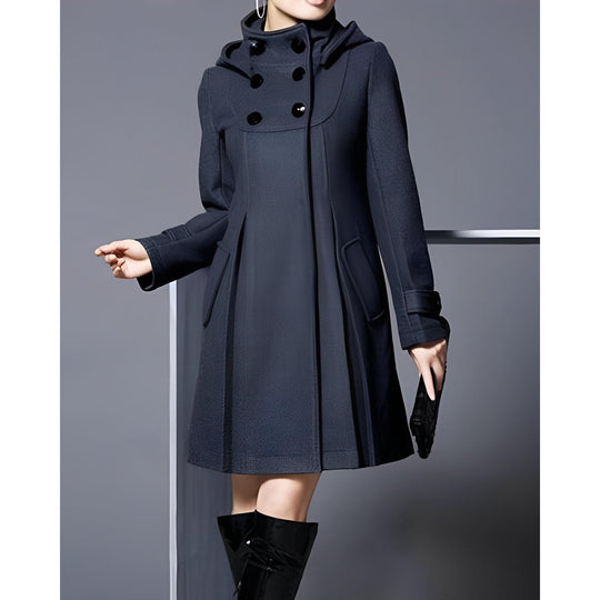 Lucy | Elegant Hooded Coat