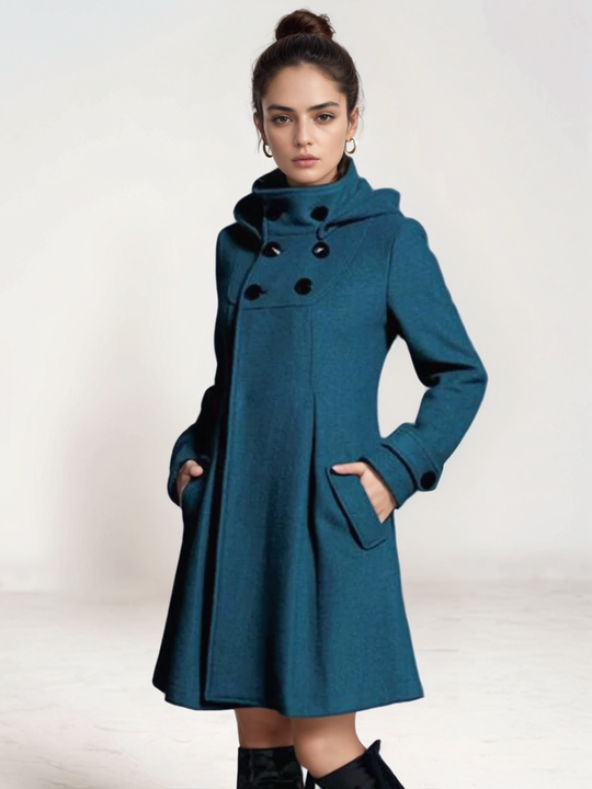 Lucy | Elegant Hooded Coat