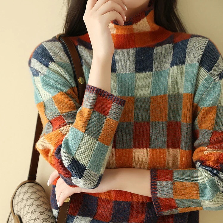 Lexi | Elegant Patchwork Sweater