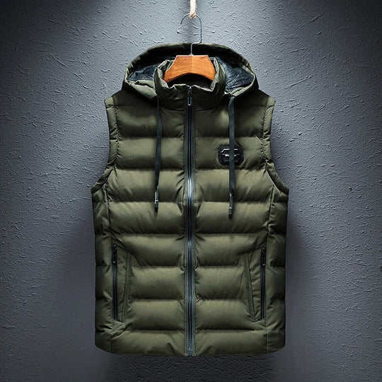 Campbell | Premium Hooded Puffer Vest